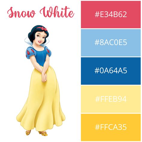 snow white color codes.